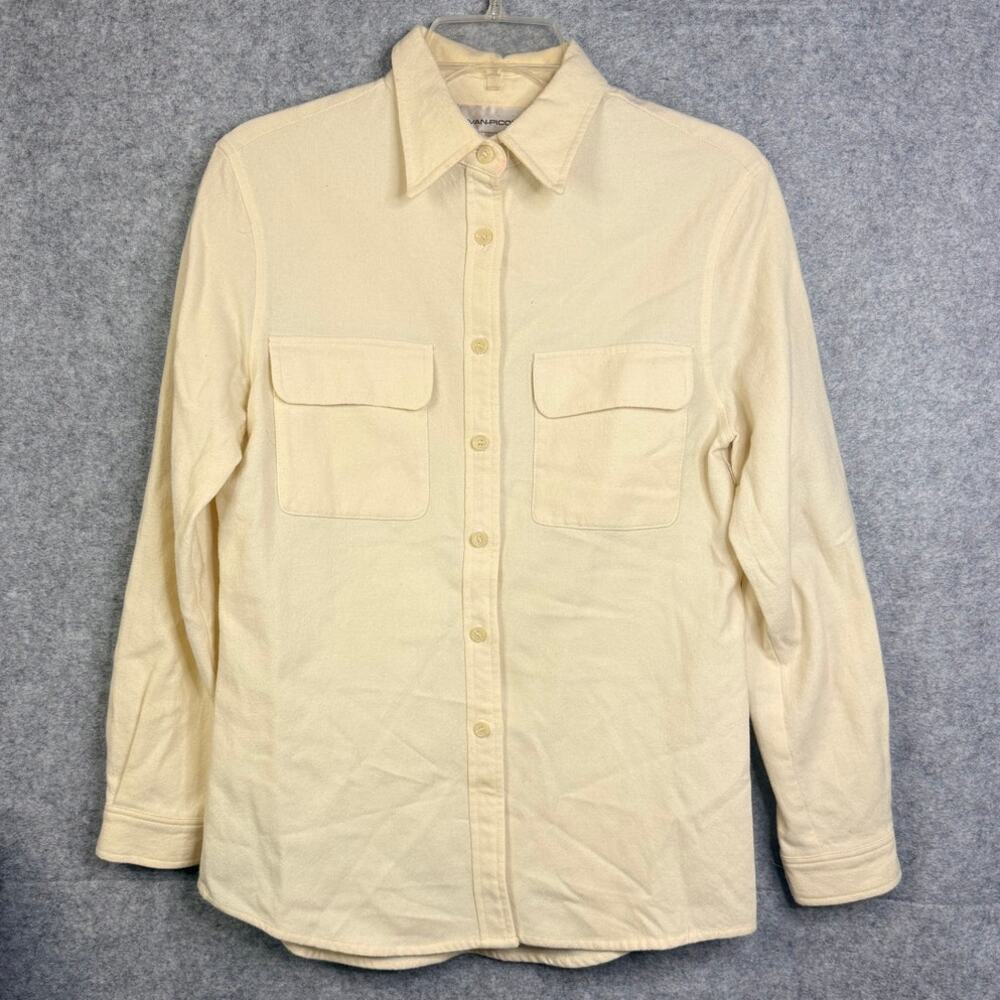 Vintage Evan-Picone Wool Blend Button Up Shirt Utility Shacket Size Small